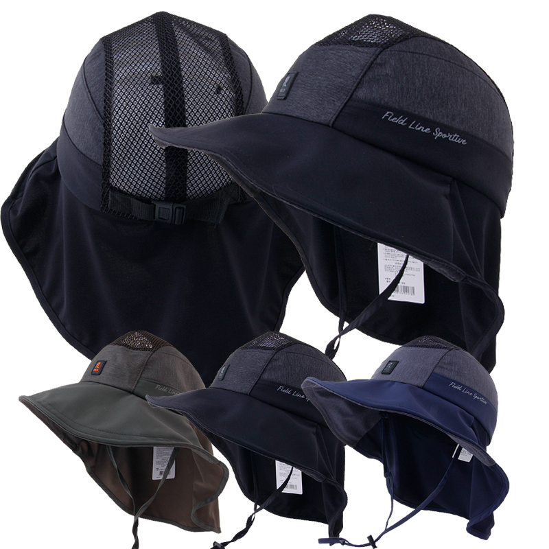 CAP-22009_햇빛차단 아웃도어 벙거지 모자 썬캡 산책 여행 등산 낚시 캠핑