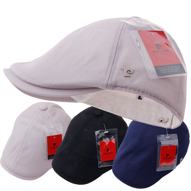 CAP-24150_피에르가르뎅 여름 시원한 소재 헌팅캡 모자 베레모 허영만 플랫캡