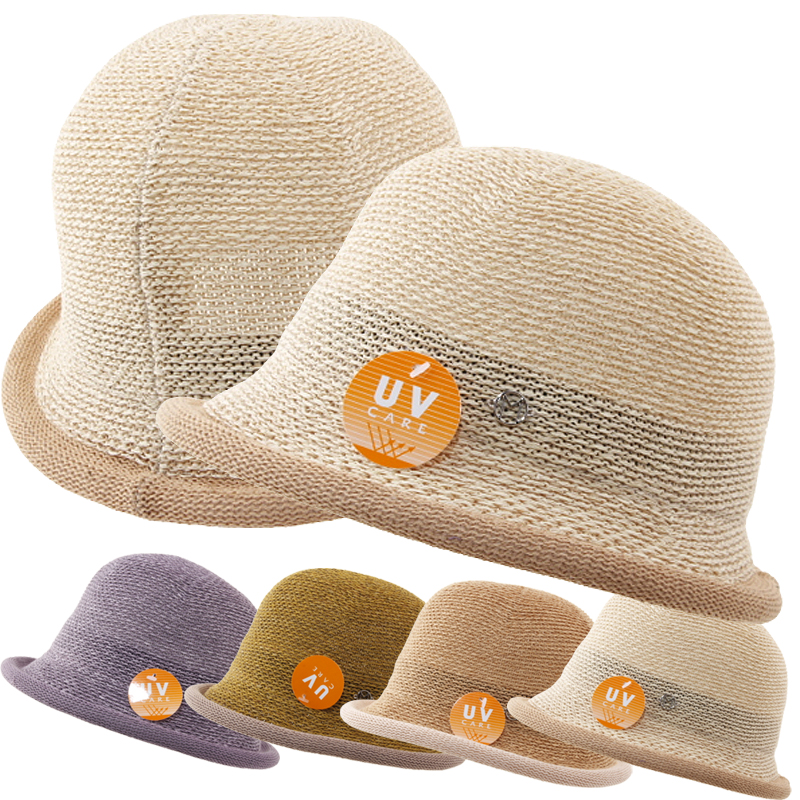 CAP-21119_여름 니트 벙거지 모자 여성 버킷햇 산책 여행