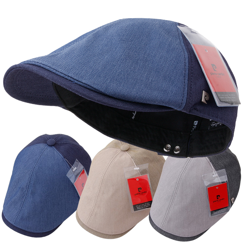 CAP-24222_피에르가르뎅 여름 시원한 소재 헌팅캡 모자 허영만 플랫캡