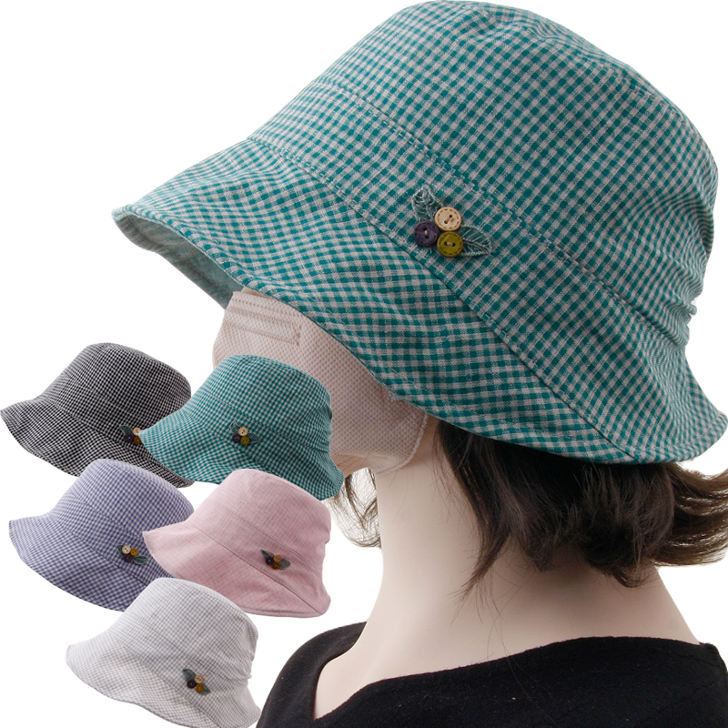 CAP-24235_여름 린넨소재 시원한 중년여성 벙거지 모자 엄마 버킷햇