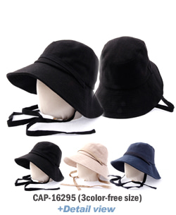 CAP-16295 스트랩 벙거지 모자 챙모자