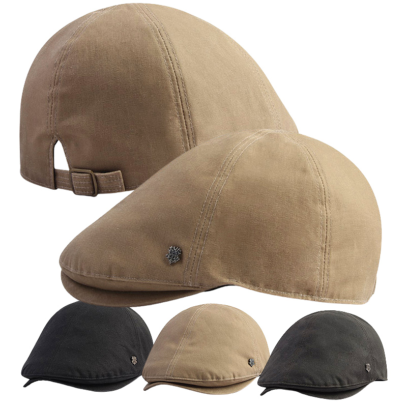 CAP-15950-베이직 코튼왁스 원단 헌팅캡 모자 남자여자 베레모 캡