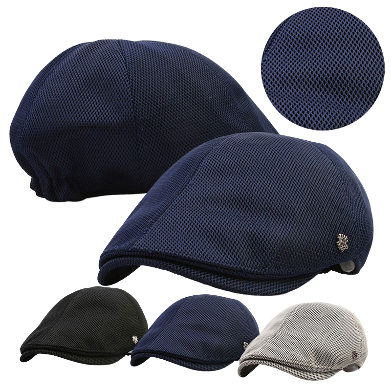 CAP-14799-쿨매쉬 헌팅캡 모자 여름캡 남자여자 베레모