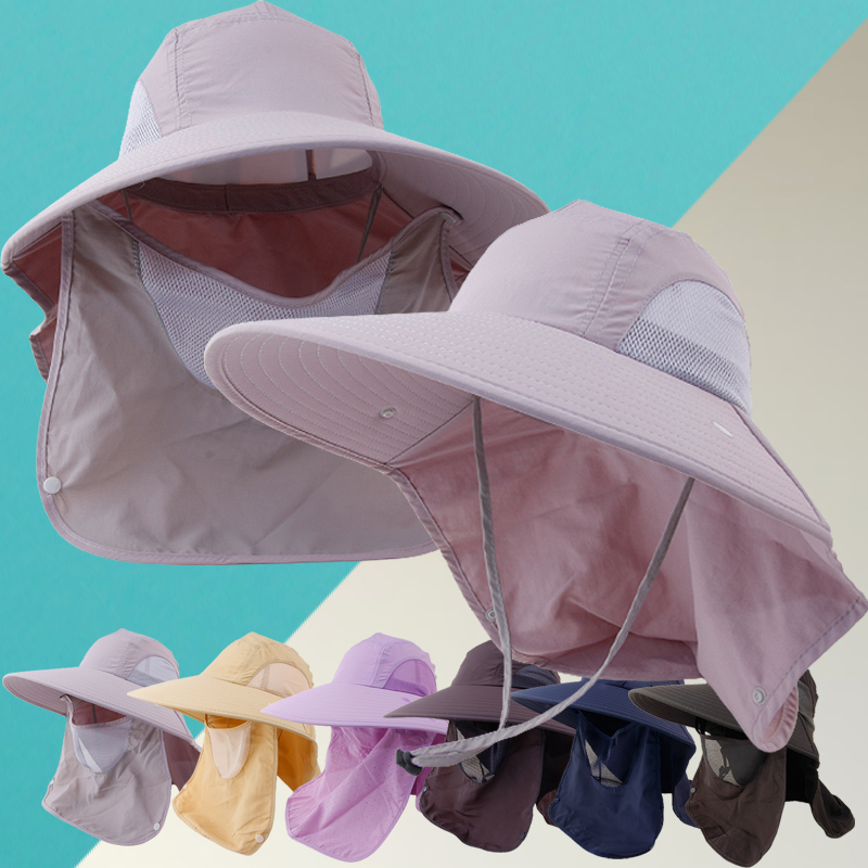 cap-22194_햇빛차단 얼굴 풀커버 벙거지 기능성 모자 농모 작업 캠핑 낚시 등산 모자