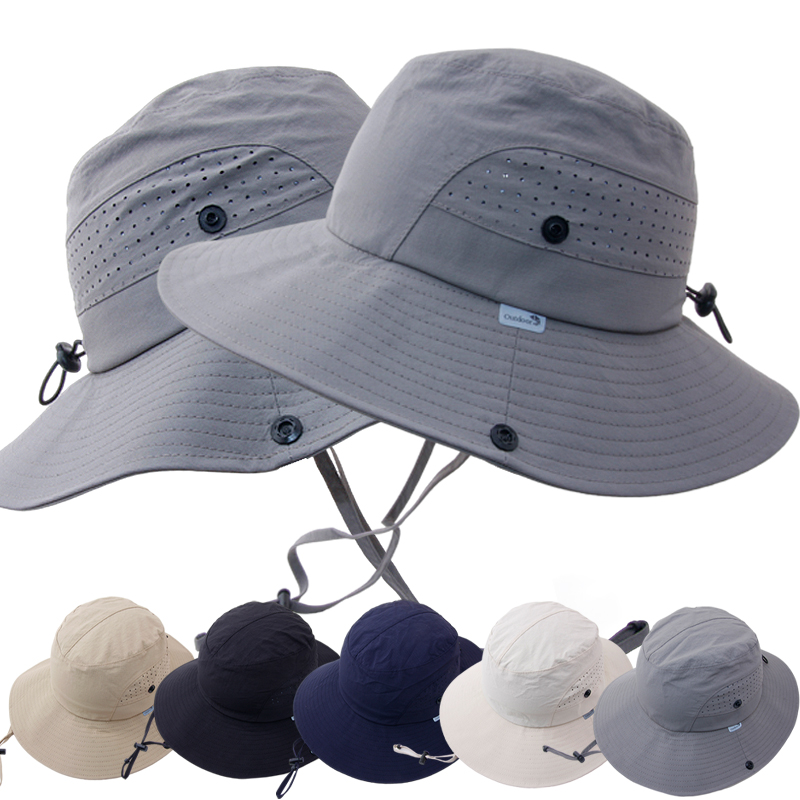 CAP-22788_아웃도어 기능성 벙거지 사파리 모자 등산 낚시 캠핑 햇빛차단 정글 챙모자