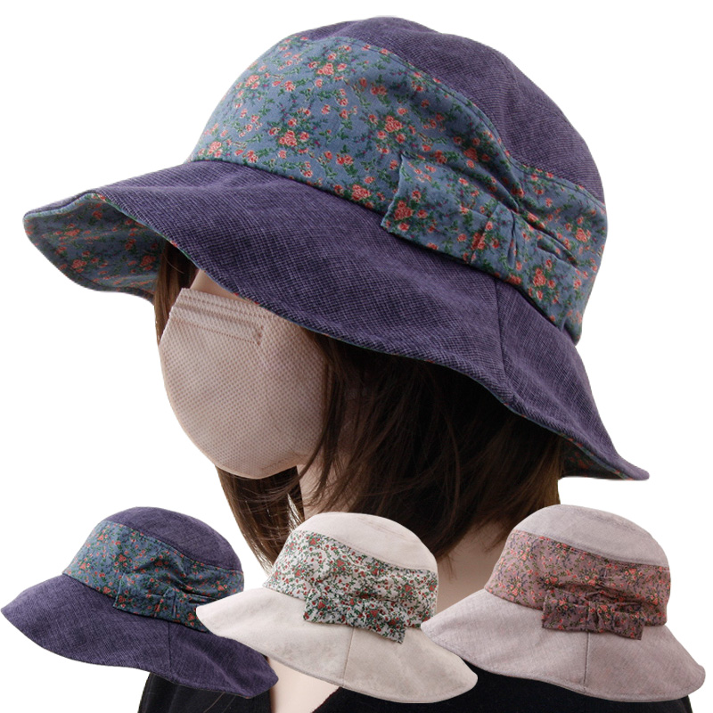 CAP-23500_중년여성 엄마 벙거지모자 버킷햇 산책 여행 봄 여름 모자