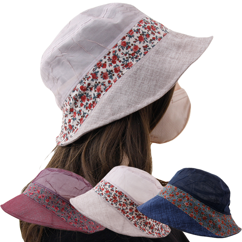 CAP-23499_중년여성 엄마 벙거지모자 버킷햇 산책 여행 봄 여름 모자