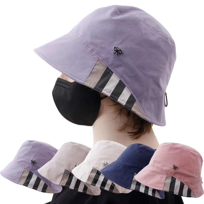 CAP-23510_중년 여성 벙거지 모자 엄마 여행 산책 봄 여름 버킷햇