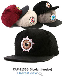 CAP-11350Monster Eye 스냅백 