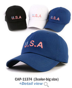 CAP-11374[빅사이즈] USA 볼캡